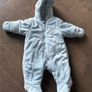 Calvin Klein Soft Blue Kids Footie